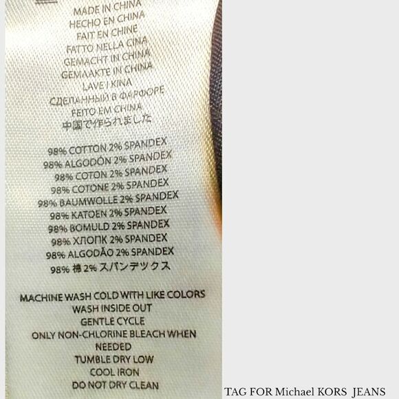 MICHAEL KORS Dark blue Low Rise Skinny Jeans Size 4 - Picture 10 of 11